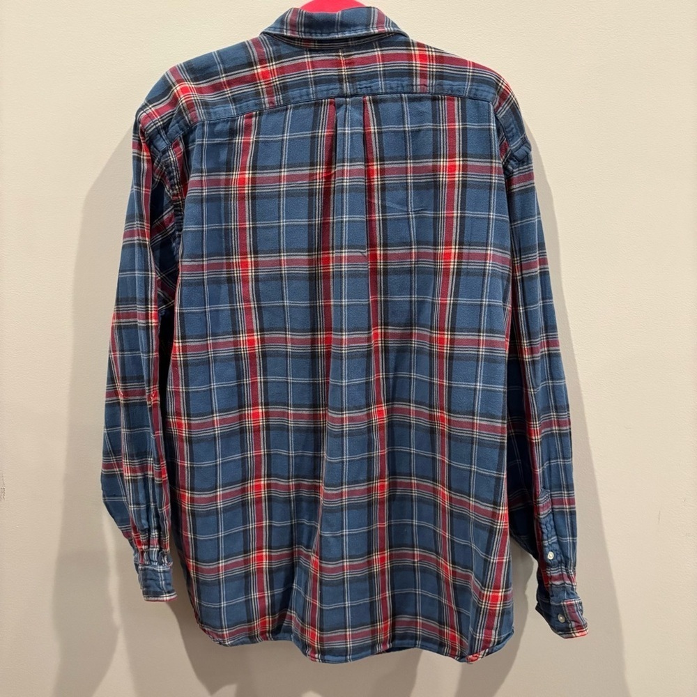 Ralph Lauren Plaid Flannel Lined Button Down - Picture 2 of 5